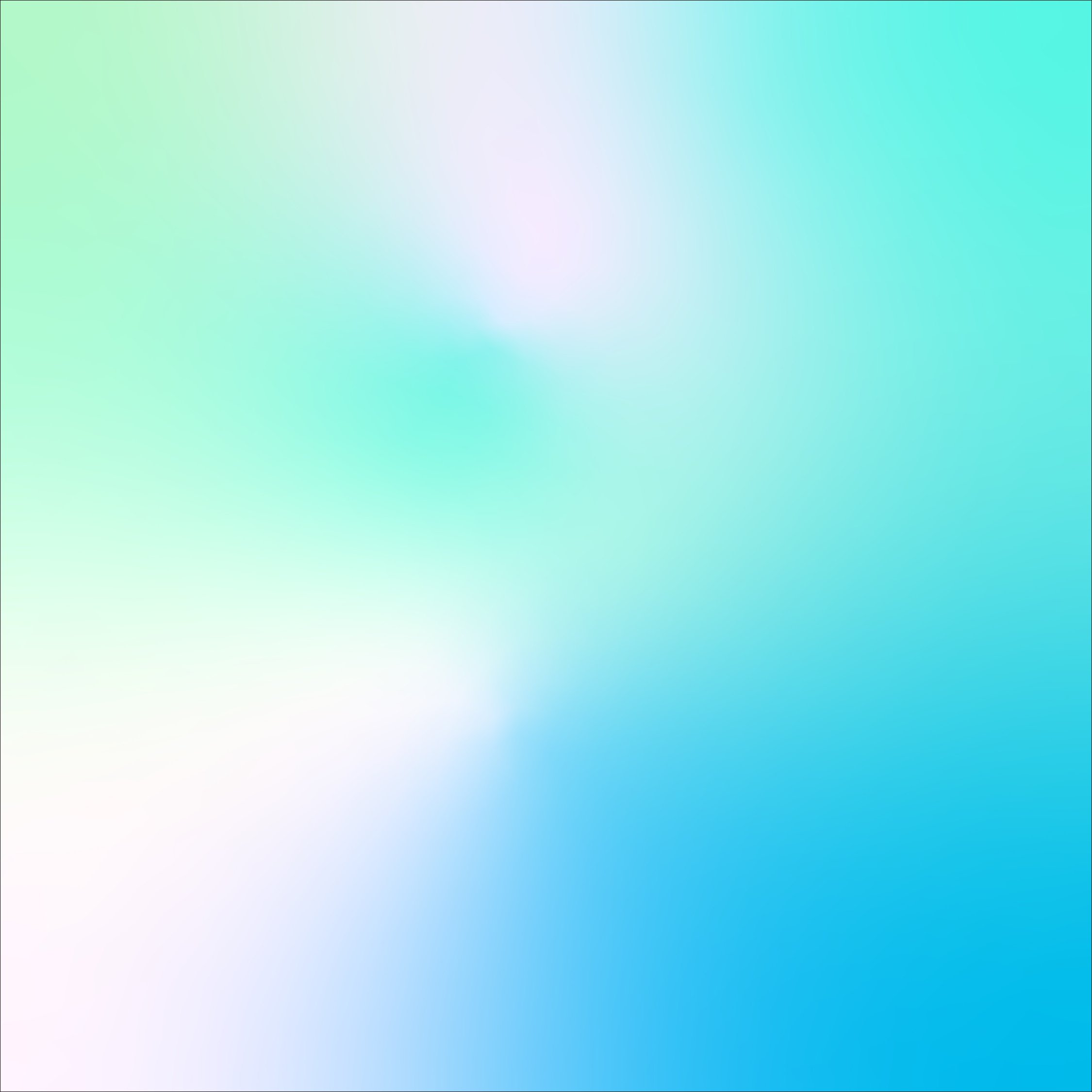 Cool Blue and Green Gradient Background